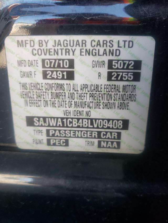 2011 JAGUAR XJ SAJWA1CB4BLV09408