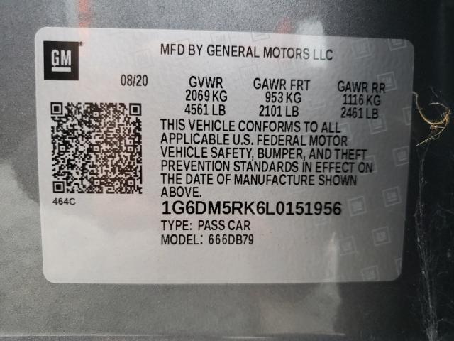 2020 CADILLAC CT5 LUXURY 1G6DM5RK6L0151956