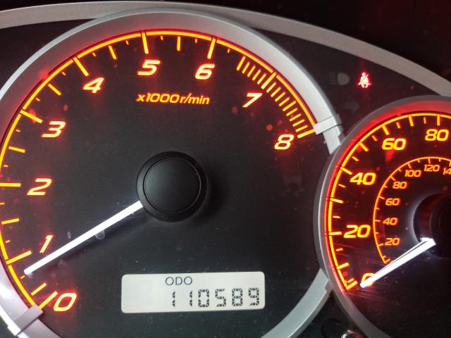 2010 SUBARU IMPREZA WR JF1GE7G62AG504132