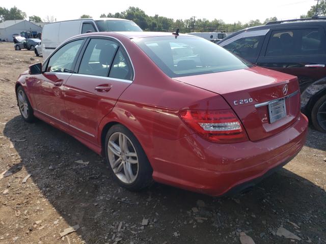 2013 MERCEDES-BENZ C-CLASS WDDGF4HB1DR290654