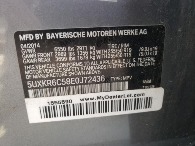 2014 BMW X5 XDRIVE5 5UXKR6C58E0J72436