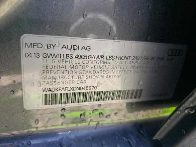 2013 AUDI A4 PRESTIG WAUKFAFLXDN045970