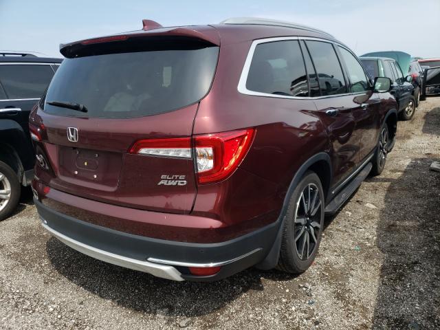 2019 HONDA PILOT ELIT 5FNYF6H01KB036549