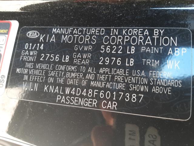 2015 KIA K900 KNALW4D48F6017387
