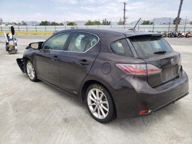 2012 LEXUS CT 200 JTHKD5BH9C2046172