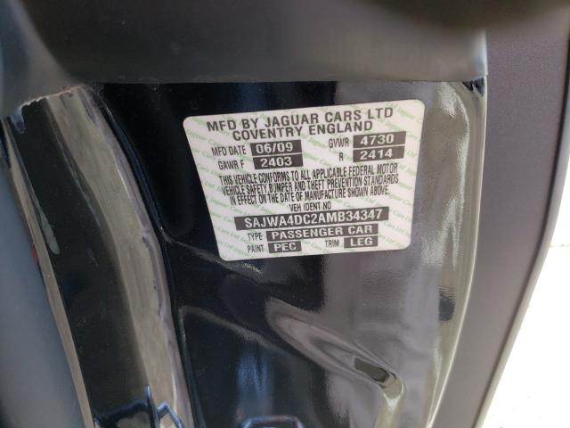 2010 JAGUAR XKR SAJWA4DC2AMB34347
