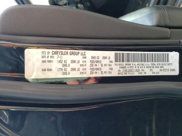 2012 DODGE DURANGO CR 1C4RDJDG9CC112629