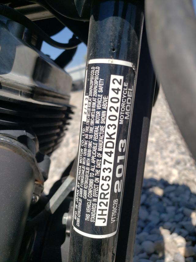 2013 HONDA VT750 C2B JH2RC5374DK302042