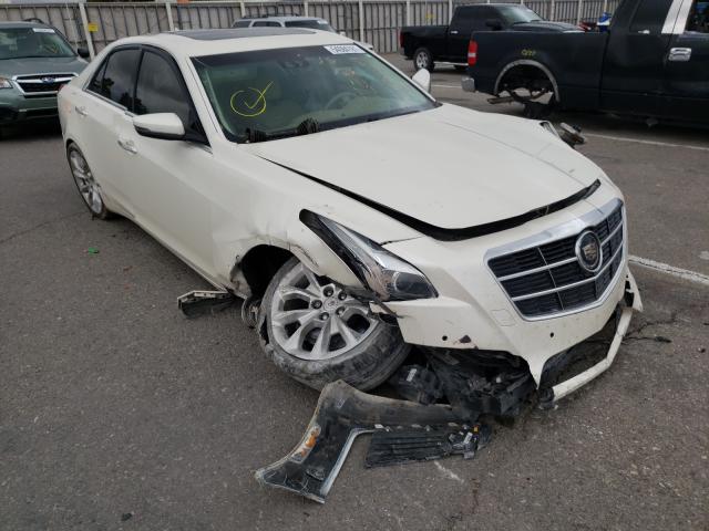 Salvage cars for sale from Copart Anthony, TX: 2014 Cadillac CTS Premium