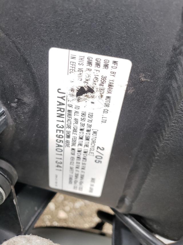 2005 YAMAHA YZFR1 JYARN13E95A011341