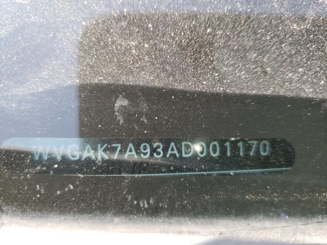 2010 VOLKSWAGEN TOUAREG TD WVGAK7A93AD001170