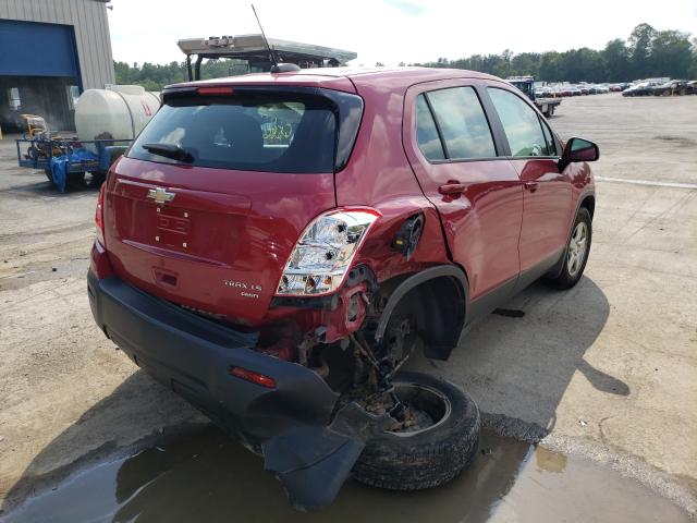 2015 CHEVROLET TRAX 1LS KL7CJPSB4FB144159