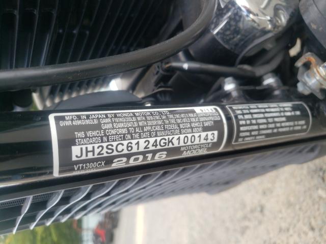 2016 HONDA VT1300 CX JH2SC6124GK100143