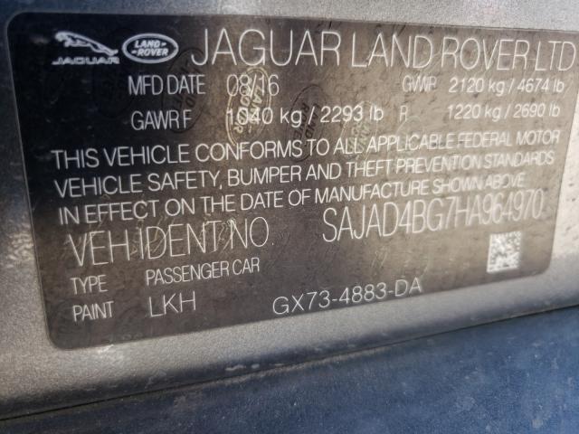 2017 JAGUAR XE PREMIUM SAJAD4BG7HA964970