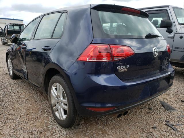 2016 VOLKSWAGEN GOLF S/SE 3VW217AU3GM035460