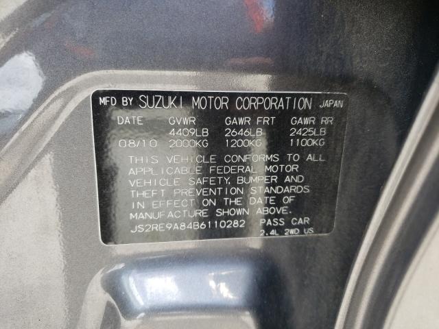 2011 SUZUKI KIZASHI SP JS2RE9A84B6110282