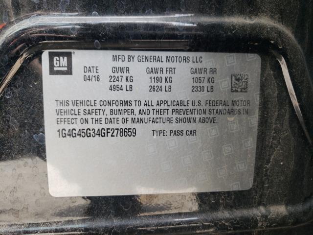 2016 BUICK LACROSSE S 1G4G45G34GF278659