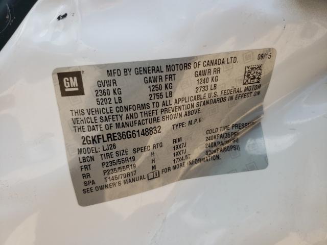 2016 GMC TERRAIN DE 2GKFLRE36G6148832