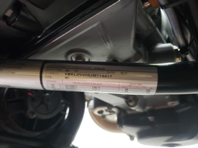 2018 KTM 690 DUKE VBKLDV405JM714417