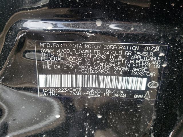 2021 LEXUS IS 350 F-S JTHGZ1B2XM5041414