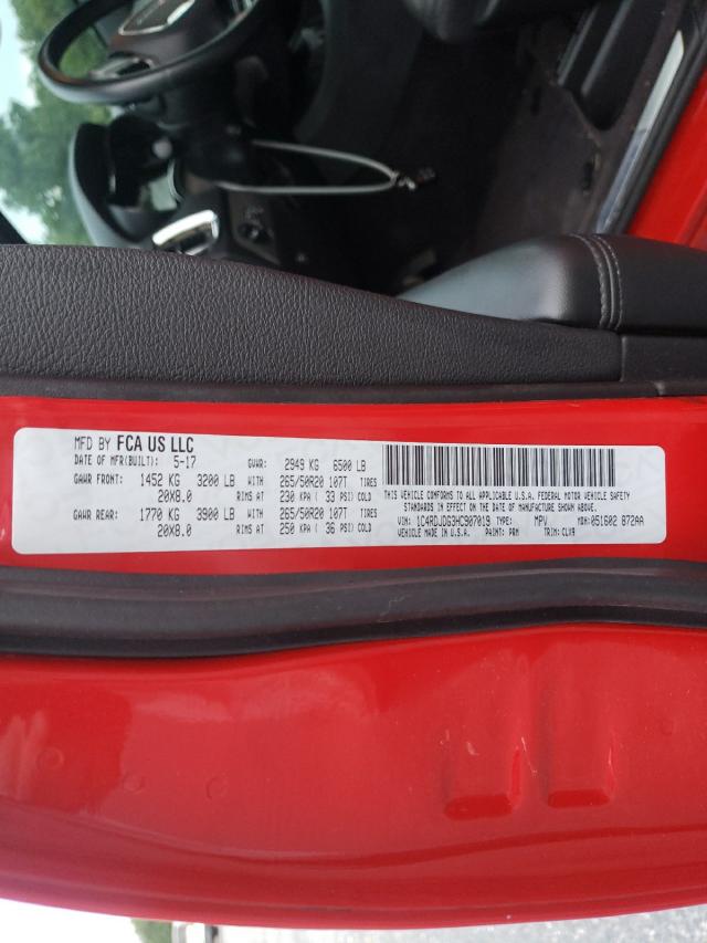 2017 DODGE DURANGO GT 1C4RDJDG3HC907019
