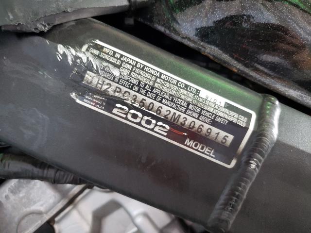 2002 HONDA CBR600 F4 JH2PC35062M306915