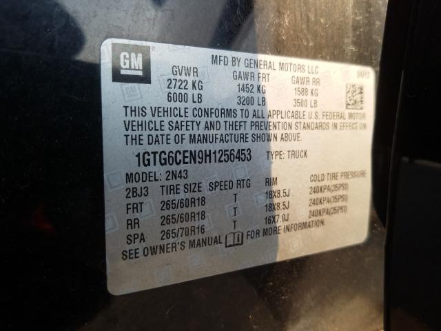 2017 GMC CANYON SLE 1GTG6CEN9H1256453