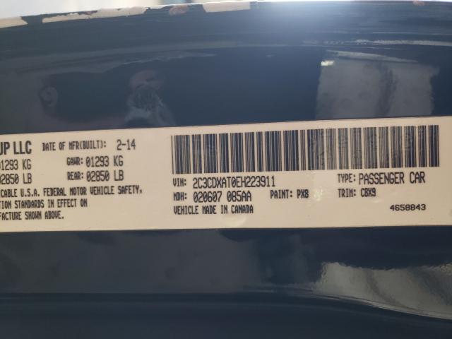 2014 DODGE CHARGER PO 2C3CDXAT0EH223911