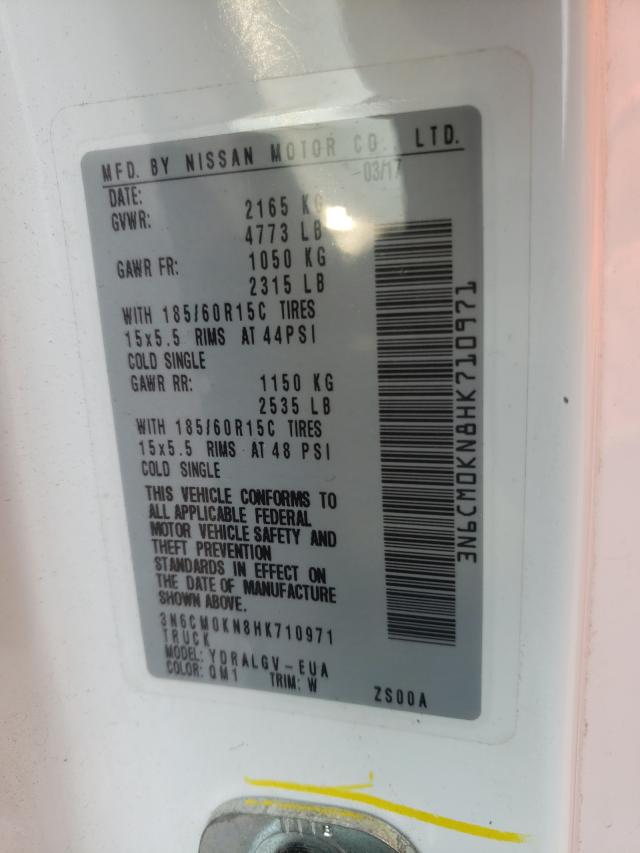 2017 NISSAN NV 200 3N6CM0KN8HK710971
