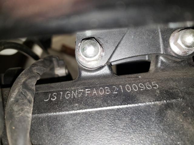2011 SUZUKI GSX-R600 JS1GN7FA0B2100965