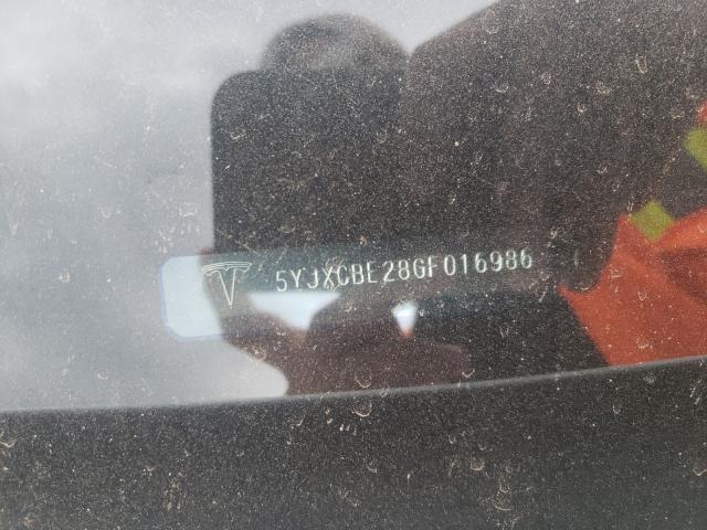 2016 TESLA MODEL X 5YJXCBE28GF016986