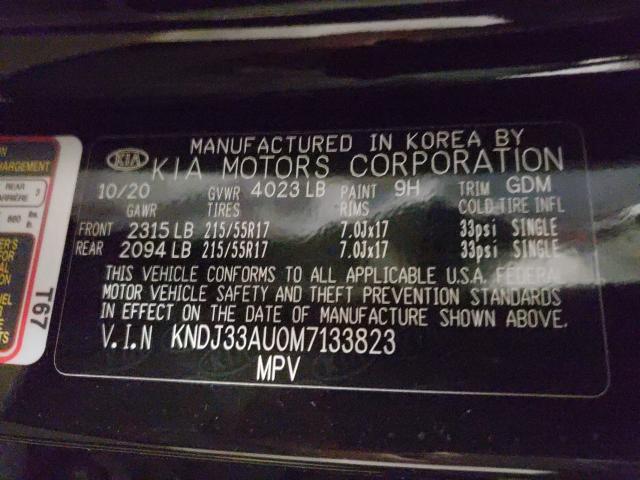 2021 KIA SOUL EX KNDJ33AU0M7133823