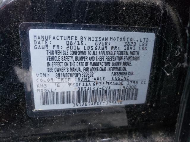 2015 NISSAN SENTRA S - 3N1AB7AP0FY329592