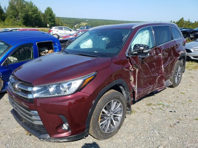 2018 TOYOTA HIGHLA XLE 5TDJZRFH8JS884618