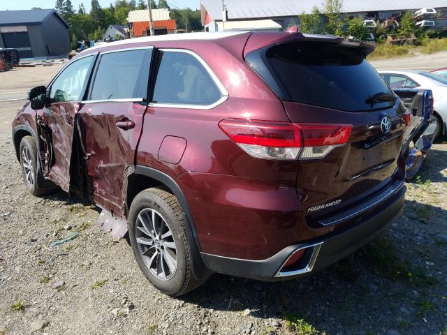 2018 TOYOTA HIGHLA XLE 5TDJZRFH8JS884618