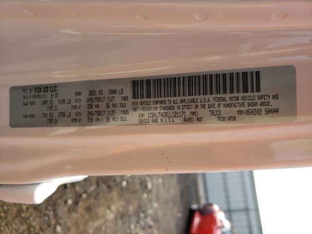 2020 JEEP GLADIATOR 1C6HJTAG6LL121171