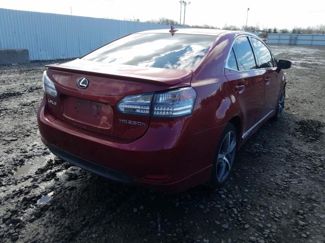 2010 LEXUS HS 250H JTHBB1BA9A2026325
