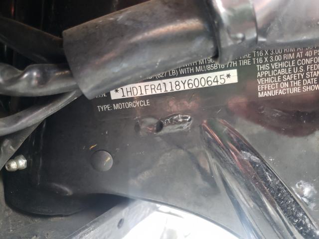 2008 HARLEY-DAVIDSON FLHRC 1HD1FR4118Y600645