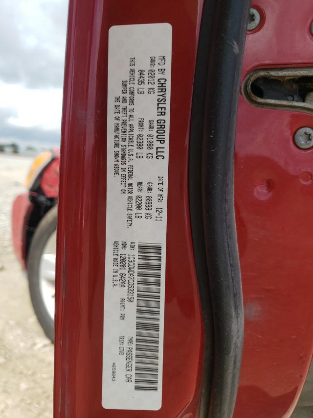 2012 DODGE CALIBER 1C3CDWDA7CD533150