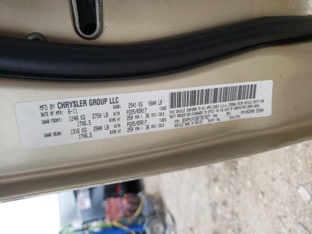 2011 DODGE JOURNEY MA 3D4PH1FG3BT567927