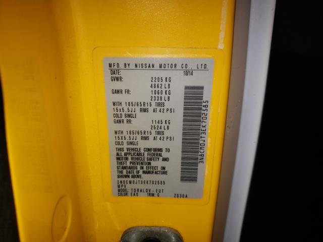 2014 NISSAN NV200 TAXI 3N8CM0JT3EK702585