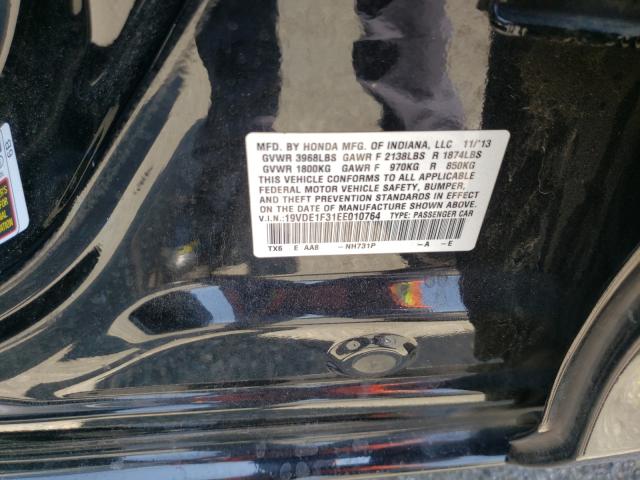 2014 ACURA ILX 20 19VDE1F31EE010764