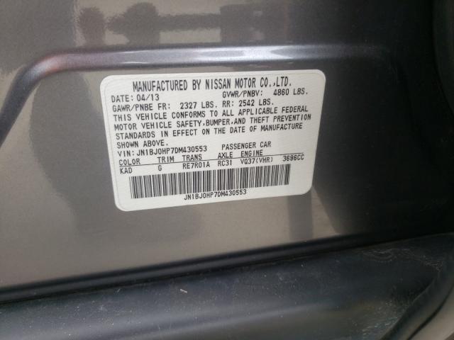 2013 INFINITI EX37 BASE JN1BJ0HP7DM430553