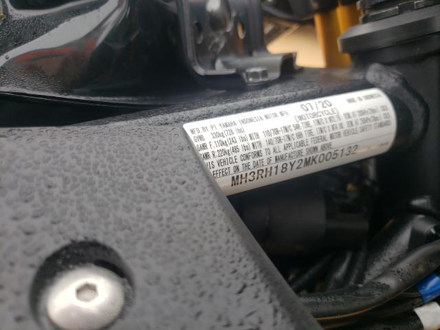 2021 YAMAHA YZFR3 A MH3RH18Y2MK005132