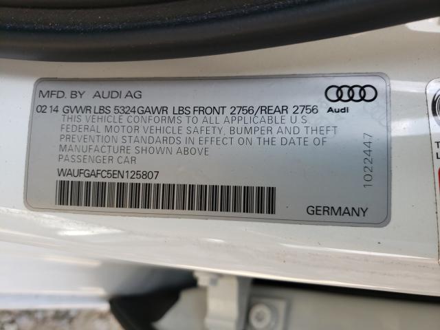 2014 AUDI A6 PREMIUM WAUFGAFC5EN125807