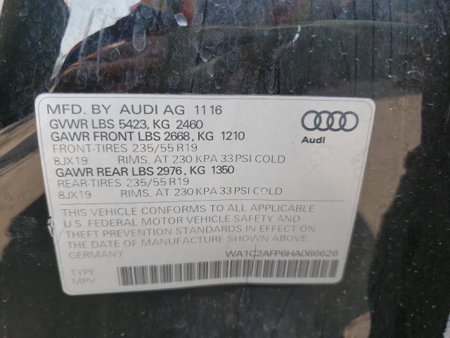 VIN WA1C2AFP6HA086626 2017 Audi Q5, Premium no.10