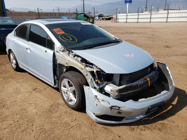 Salvage cars for sale from Copart Colorado Springs, CO: 2012 Honda Civic EX