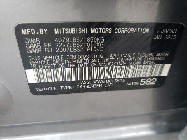 2015 MITSUBISHI LANCER GT JA32U8FW2FU016515