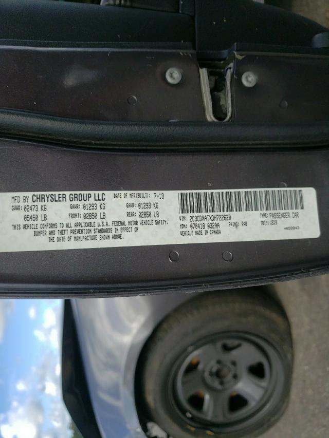 2013 DODGE CHARGER PO 2C3CDXATXDH722620