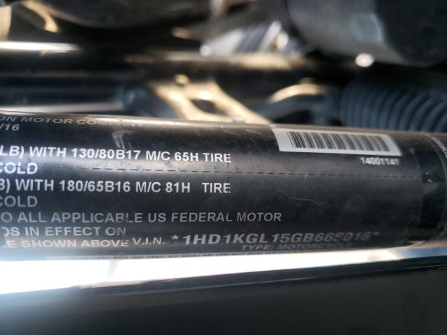 2016 HARLEY-DAVIDSON FLTRU 1HD1KGL15GB665016